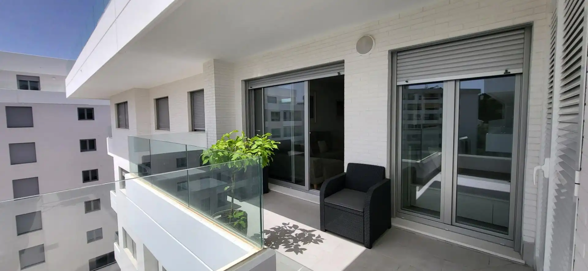 Terrassa de Apartament de lloguer en Marbella amb Aire condicionat, Calefacció i Terrassa