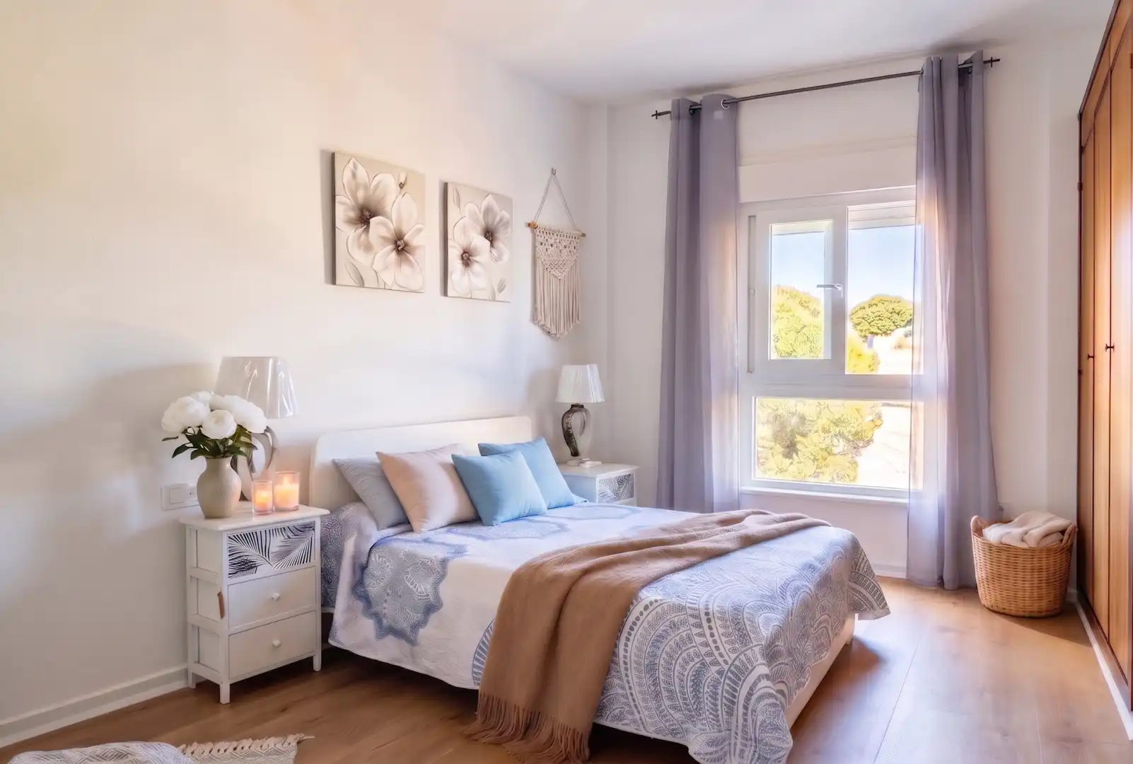 Bedroom of Attic for sale in Marbella  with Air Conditioner, Terrace and Swimming Pool