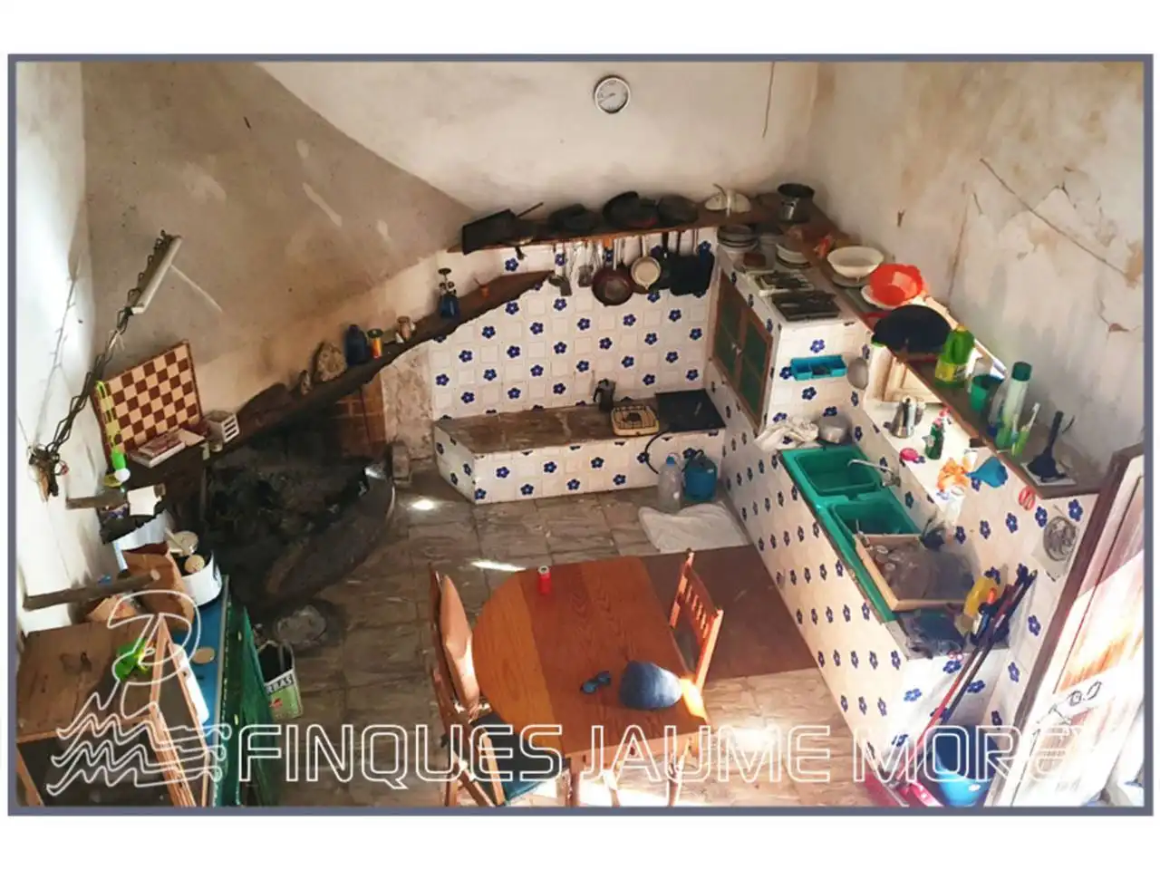 Cocina de Finca rústica en venta en Mancor de la Vall con Jardín privado y Terraza