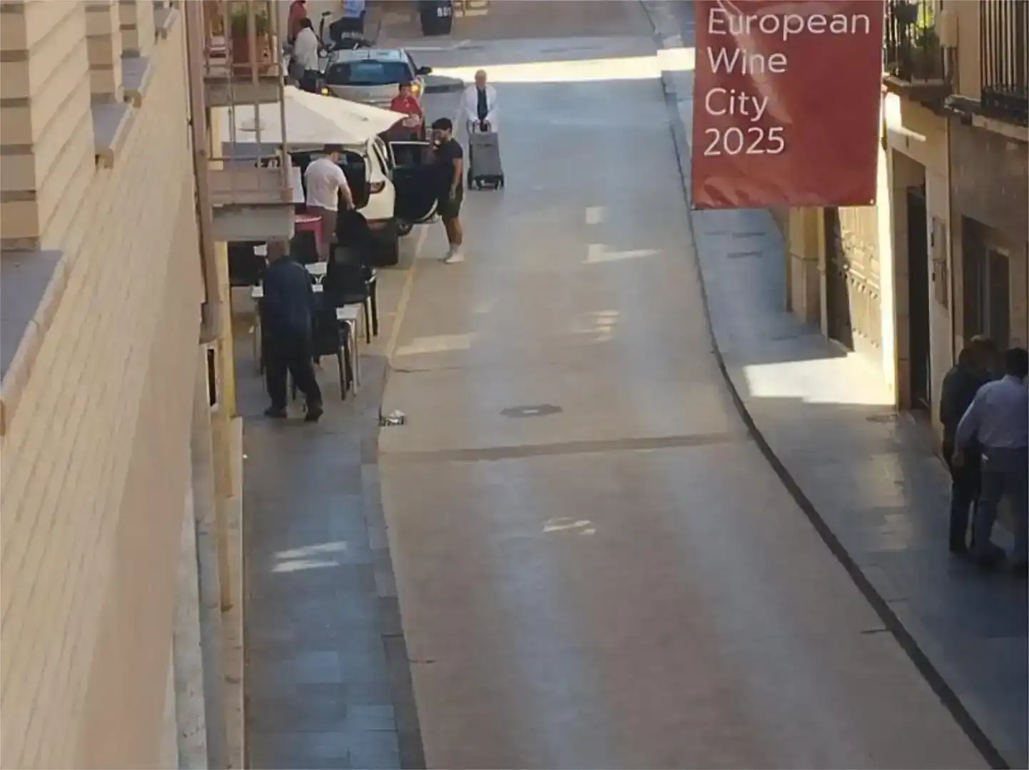 Vista exterior de Pis en venda en Cariñena amb Aire condicionat i Balcó