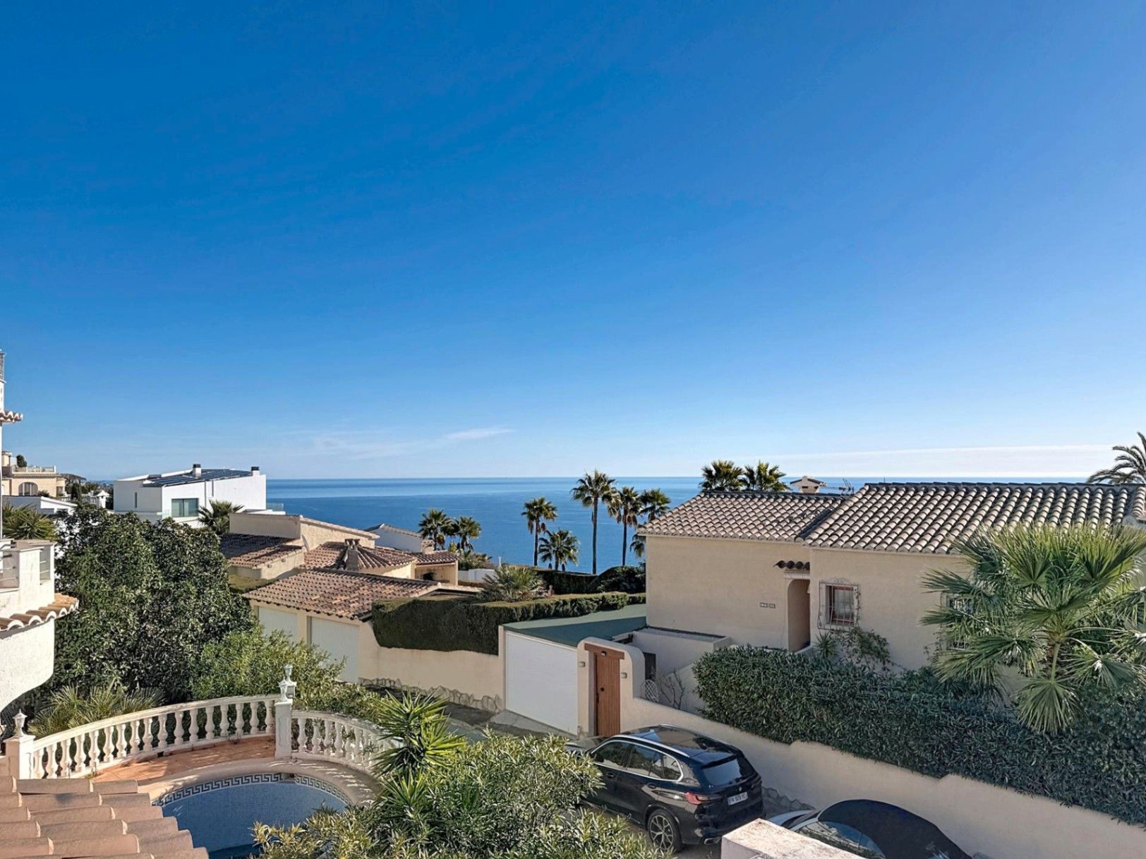 Vista exterior de Casa o chalet en venta en Benitachell / El Poble Nou de Benitatxell con Aire acondicionado, Calefacción y Jardín privado