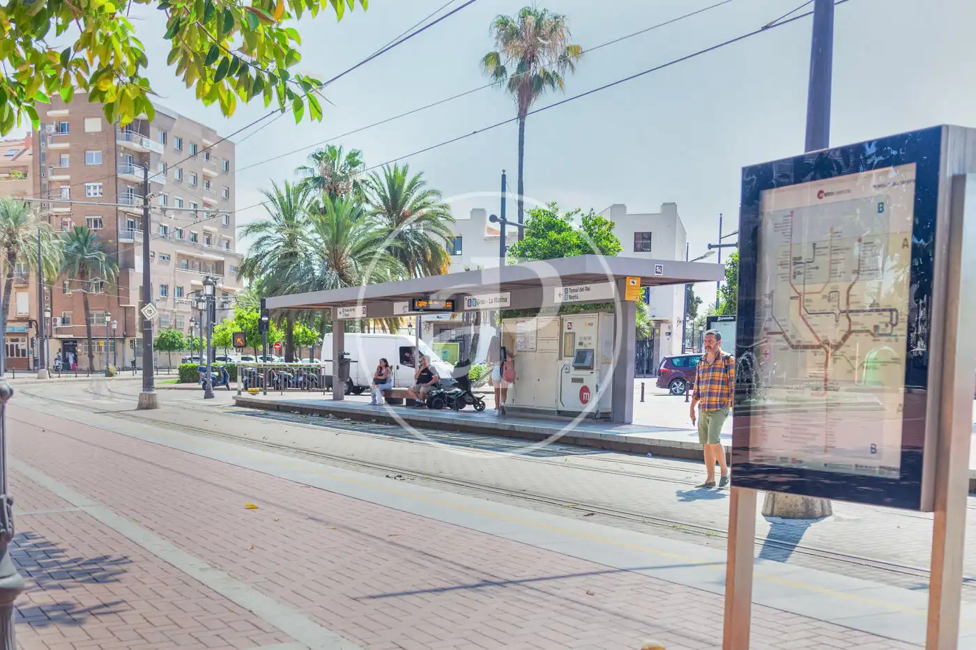 Exterior view of Flat for rent in Valencia  with Air Conditioner, Heating and Furnished