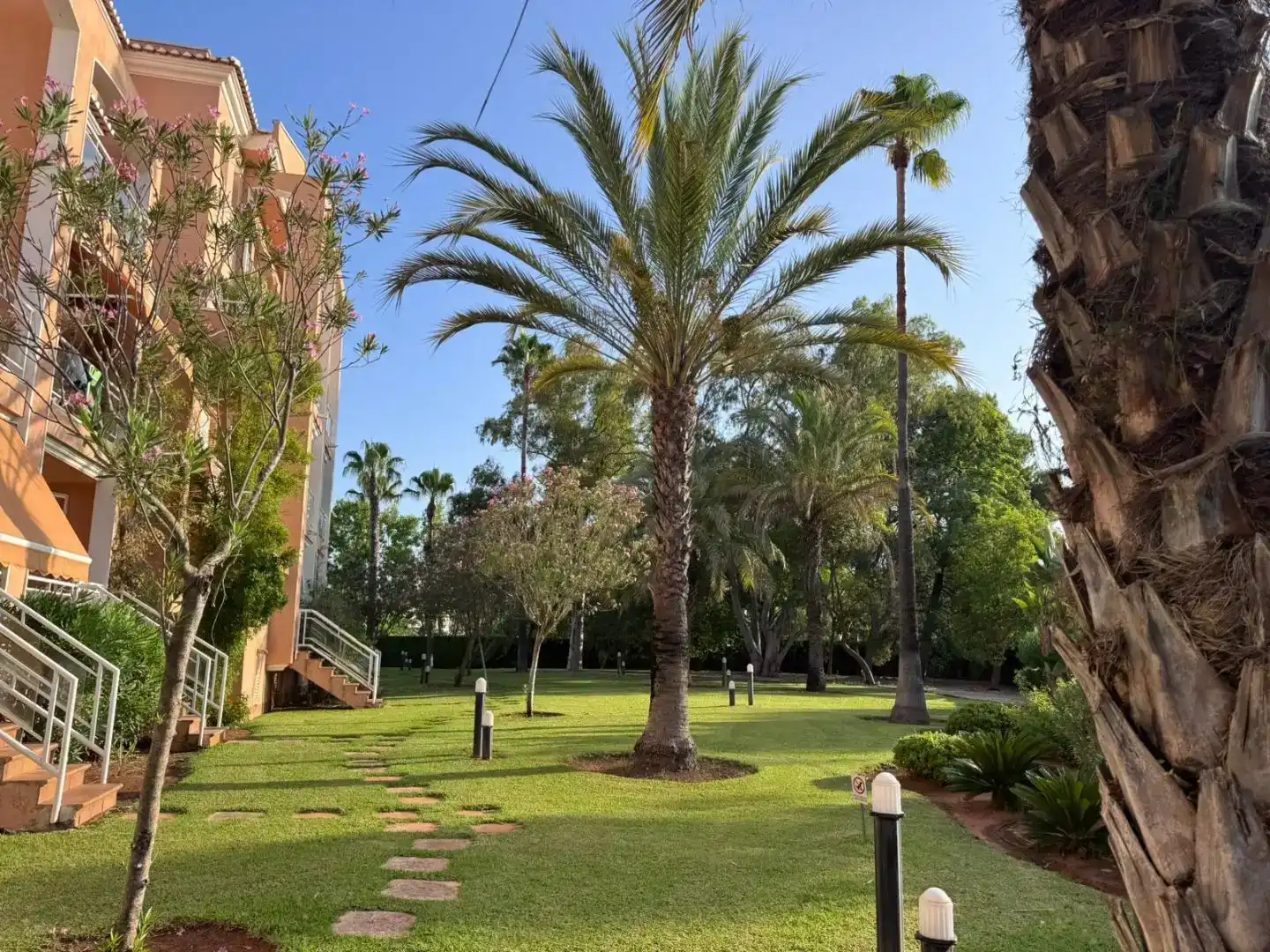 Exterior view of Apartments for rent in Oliva  with Air Conditioner, Swimming Pool and Balcony