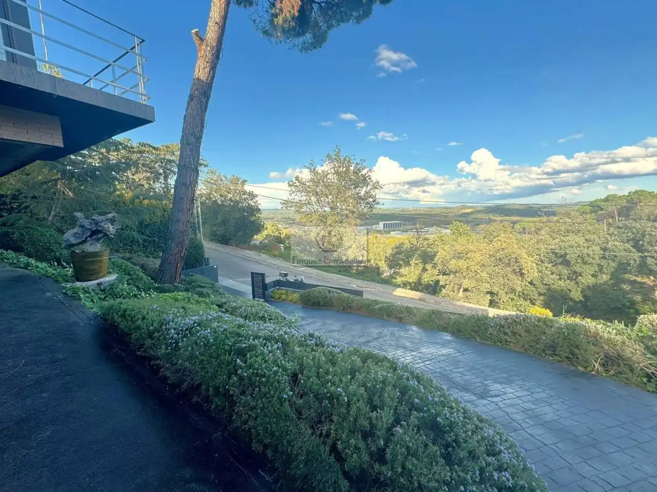 Vista exterior de Casa o xalet en venda en Fogars de la Selva amb Aire condicionat, Calefacció i Jardí privat