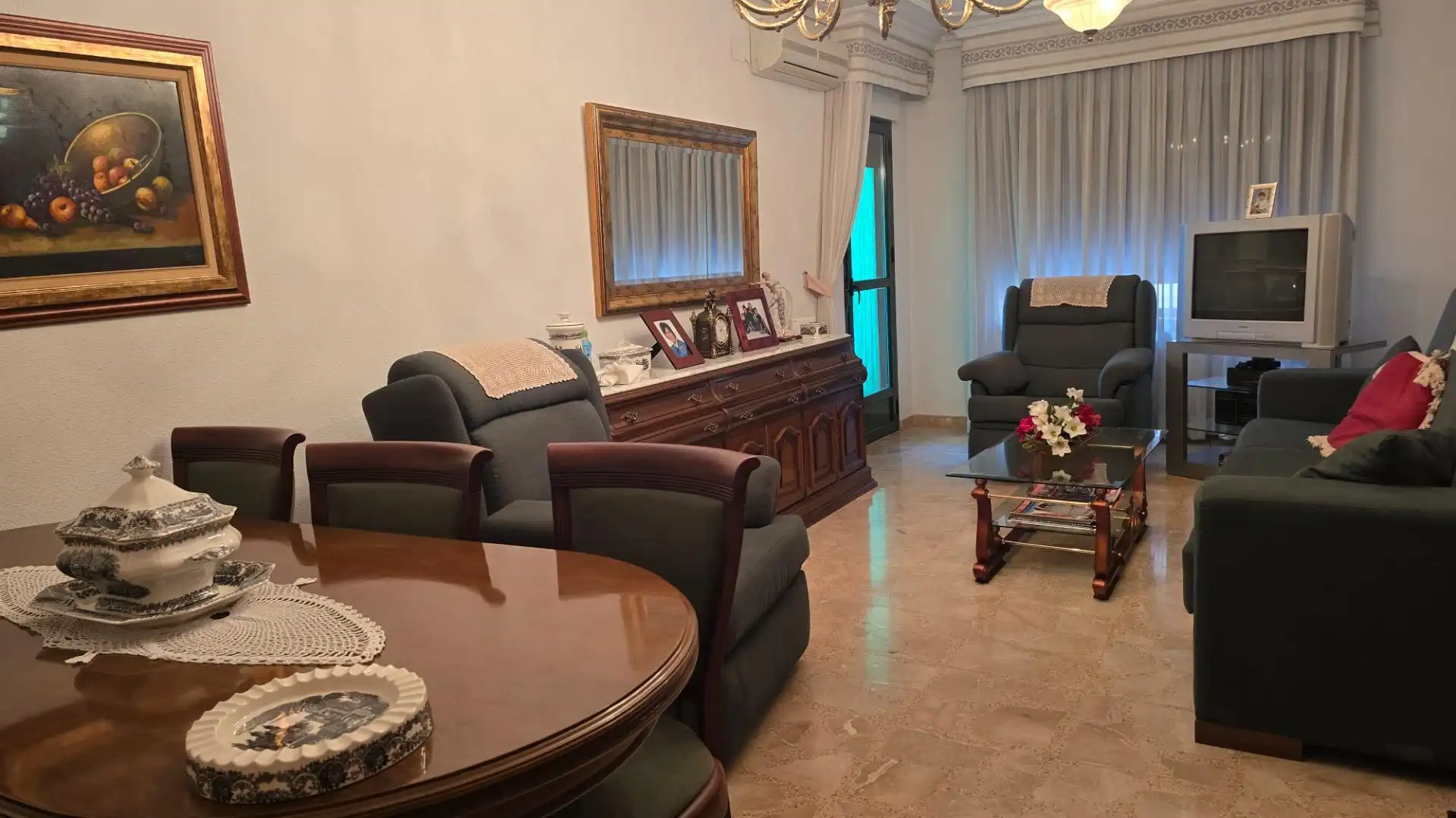 Sala de estar de Piso en venta en Hellín con Aire acondicionado, Calefacción y Terraza