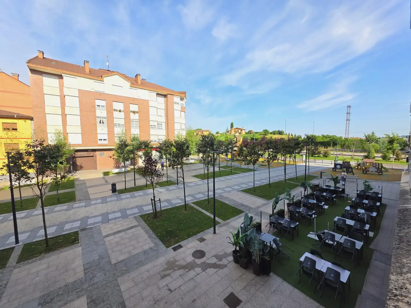 Terrasse von Wohnung zum Verkauf in Siero mit Heizung, Parkett und Terrasse