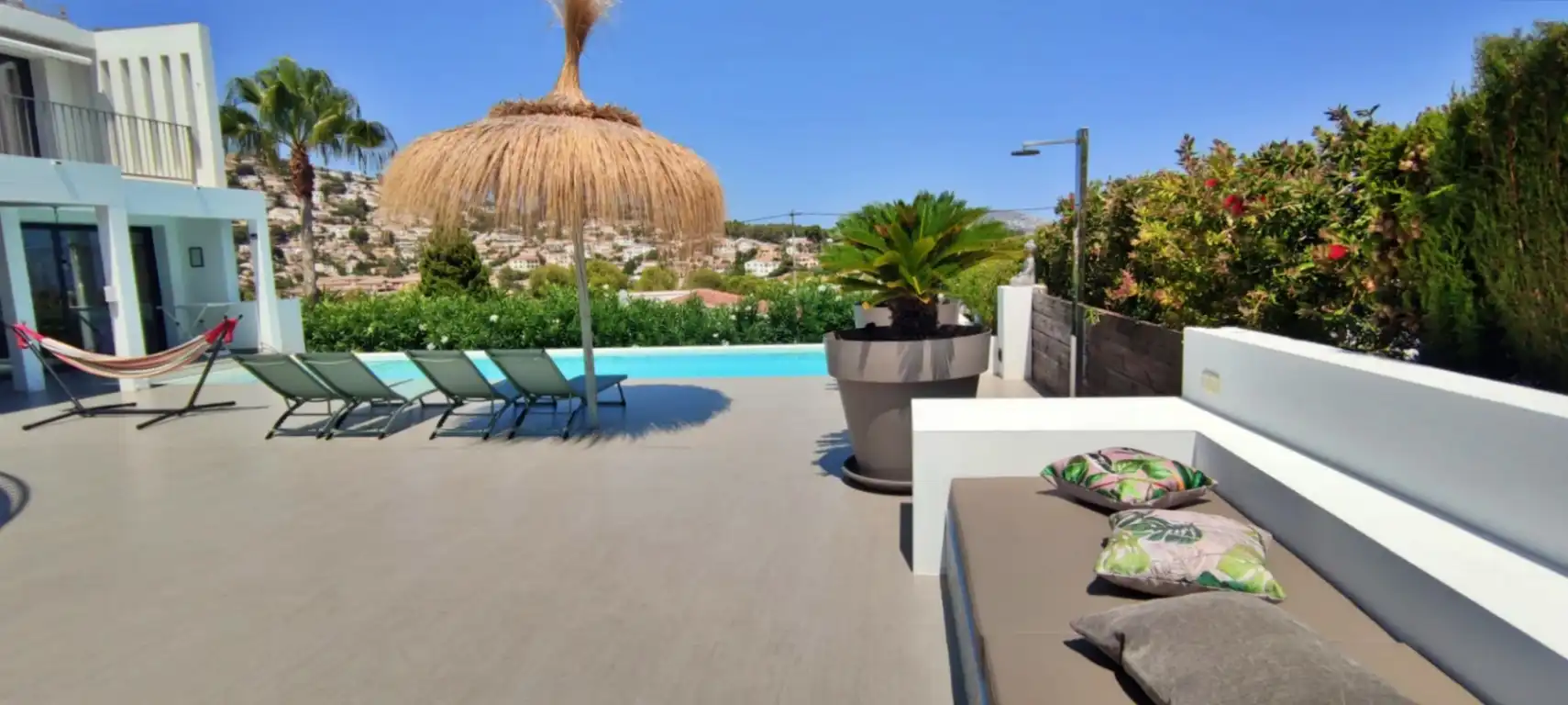 Terrassa de Casa o xalet de lloguer en Benissa amb Aire condicionat, Calefacció i Jardí privat