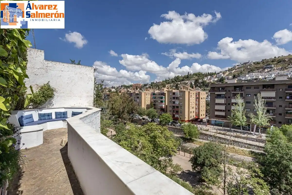 Exterior view of Houses for sale in Granada  with Air Conditioner, Terrace and Storage room