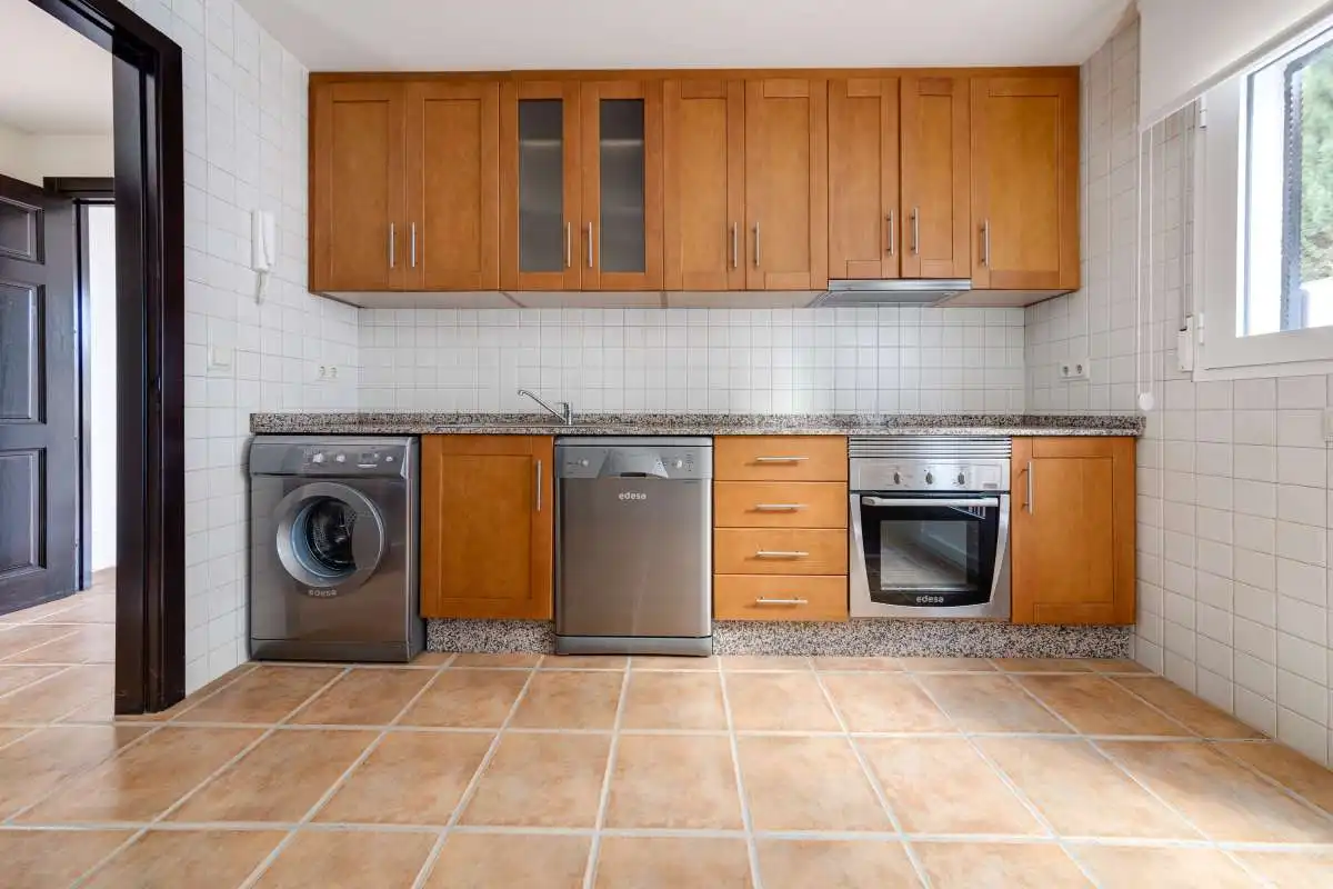 Cocina de Casa adosada en venta en Fuente Álamo de Murcia con Amueblado