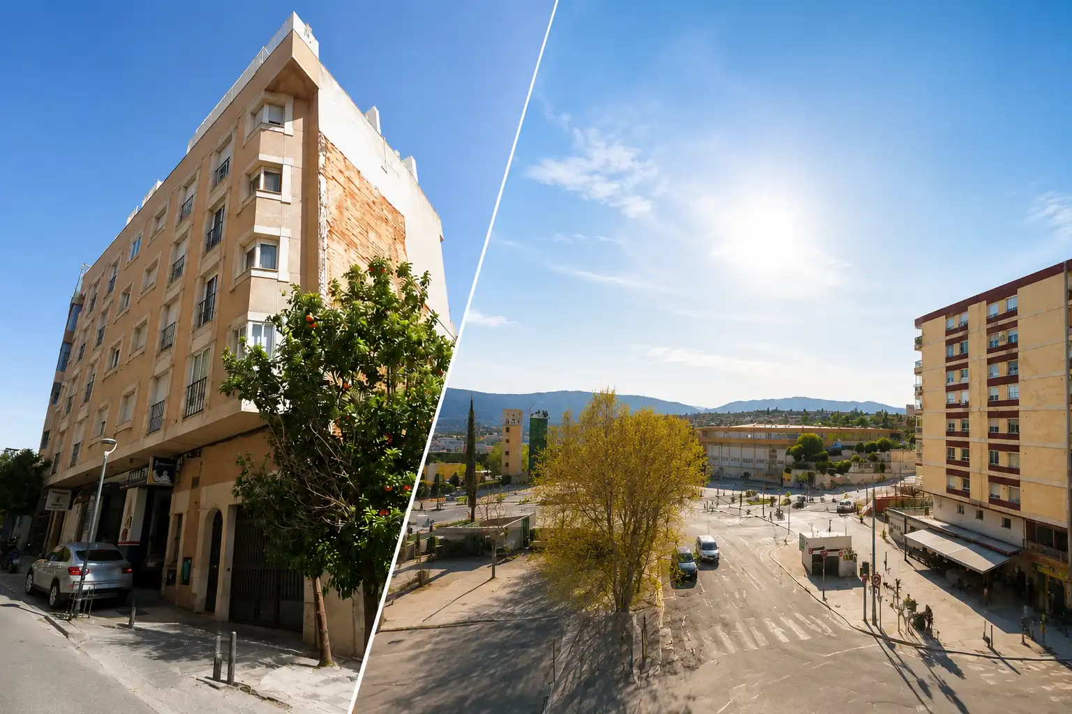 Außenansicht von Maisonette zum Verkauf in Jaén mit Klimaanlage, Heizung und Terrasse