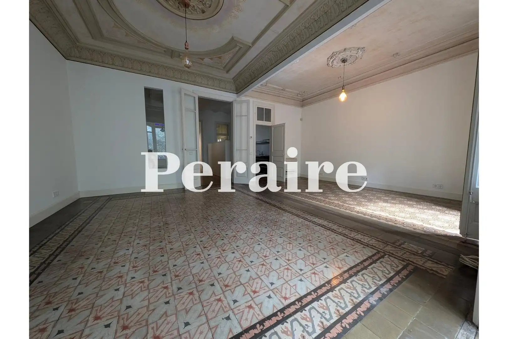 Wohnzimmer von Wohnung zur Miete in Barcelona mit Heizung und Balkon