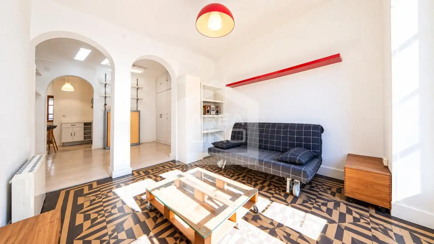 Sala d'estar de Estudi en venda en Centro