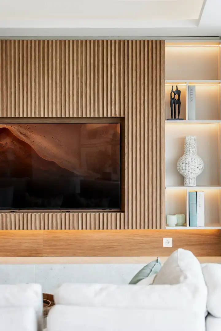 Living room of Flat for sale in Marbella  with Air Conditioner, Private garden and Terrace