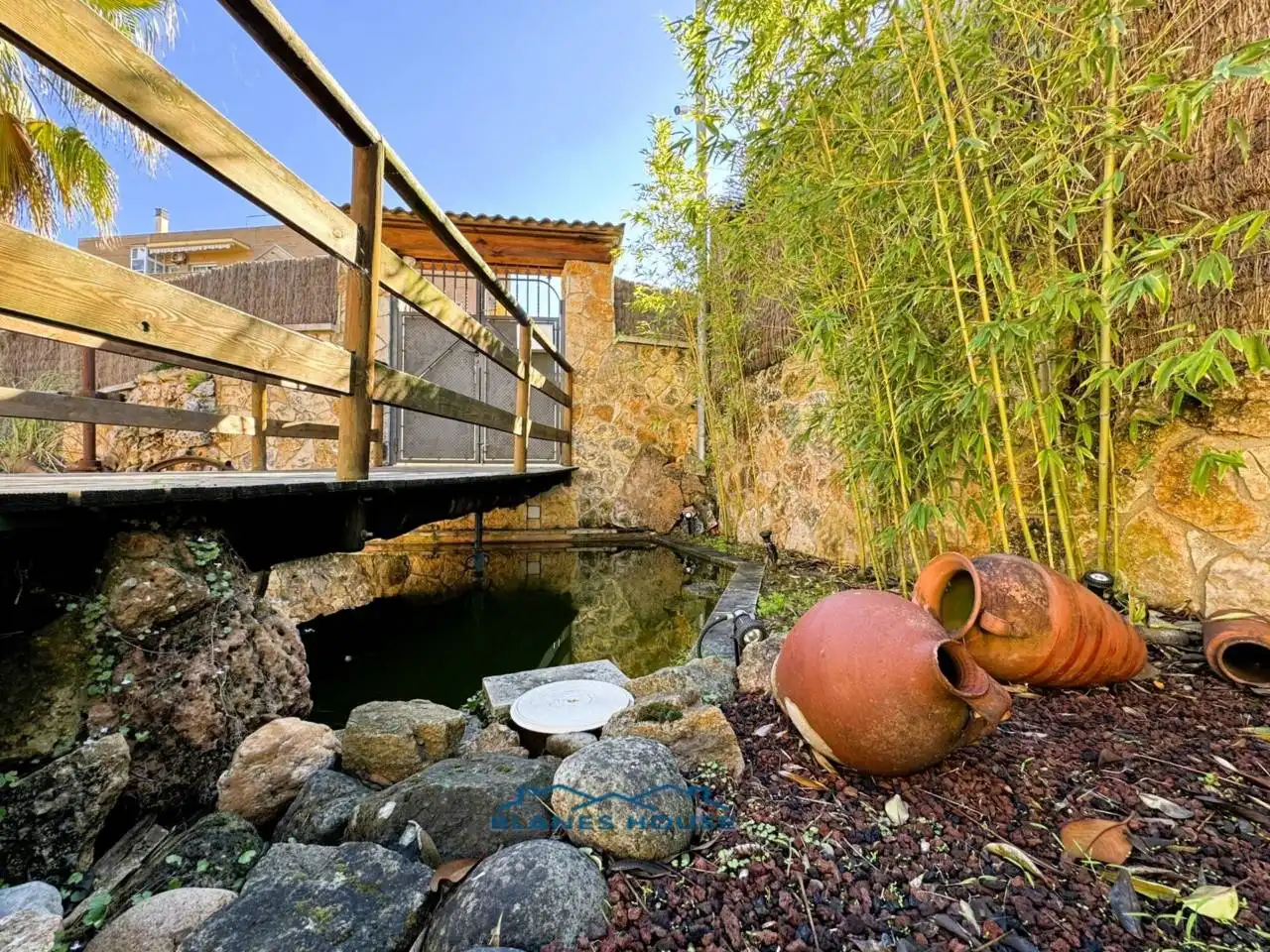 Jardí de Casa o xalet en venda en Blanes amb Aire condicionat, Calefacció i Jardí privat
