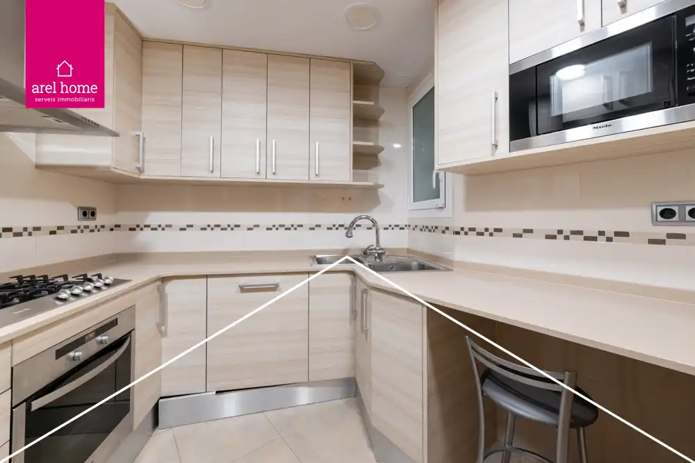 Kitchen of Flat for sale in Esplugues de Llobregat  with Air Conditioner