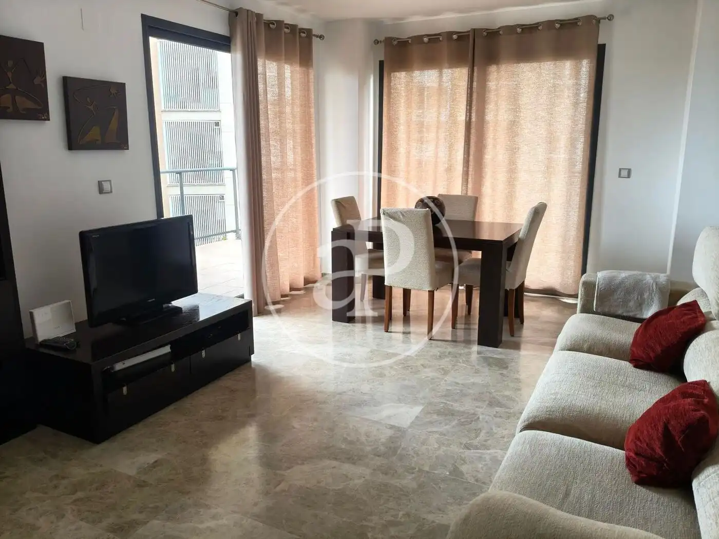 Living room of Flat for rent in Paterna  with Air Conditioner, Heating and Terrace