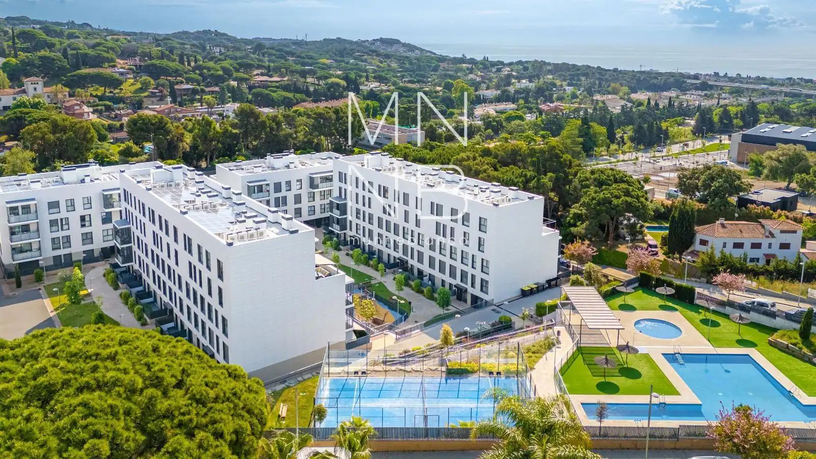 Vista exterior de Piso en venta en Sant Andreu de Llavaneres con Aire acondicionado, Calefacción y Trastero