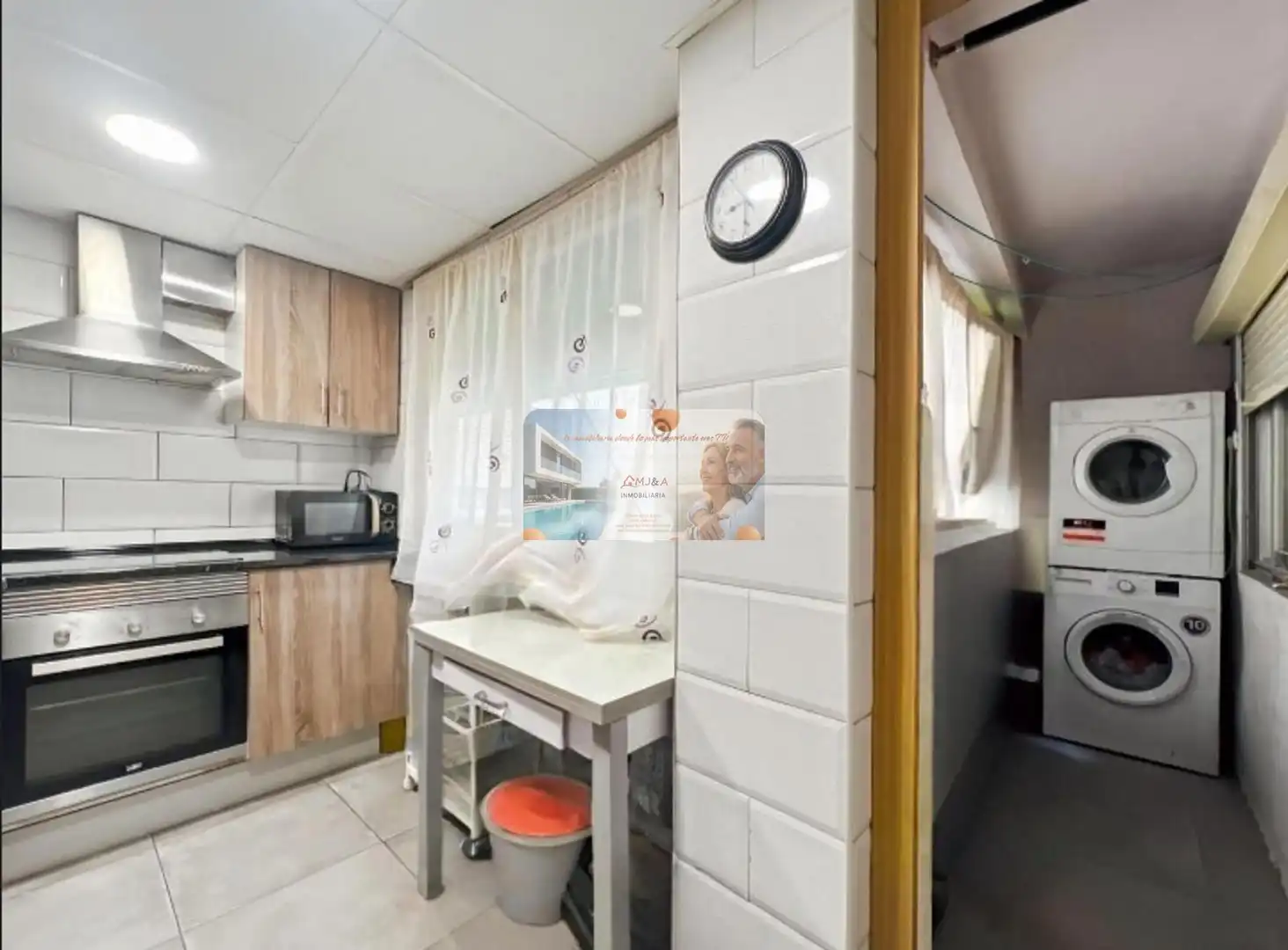 Cocina de Piso en venta en Castellón de la Plana / Castelló de la Plana con Aire acondicionado, Calefacción y Terraza