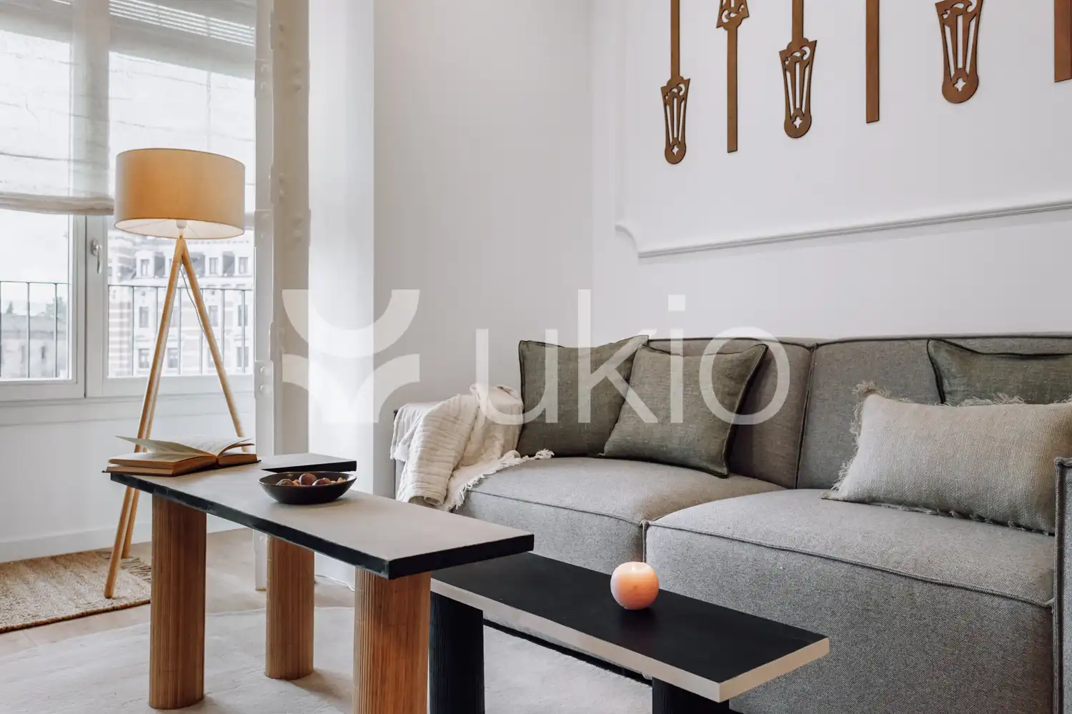 Living room of Apartments for rent in Barcelona  with Heating, Furnished and Oven