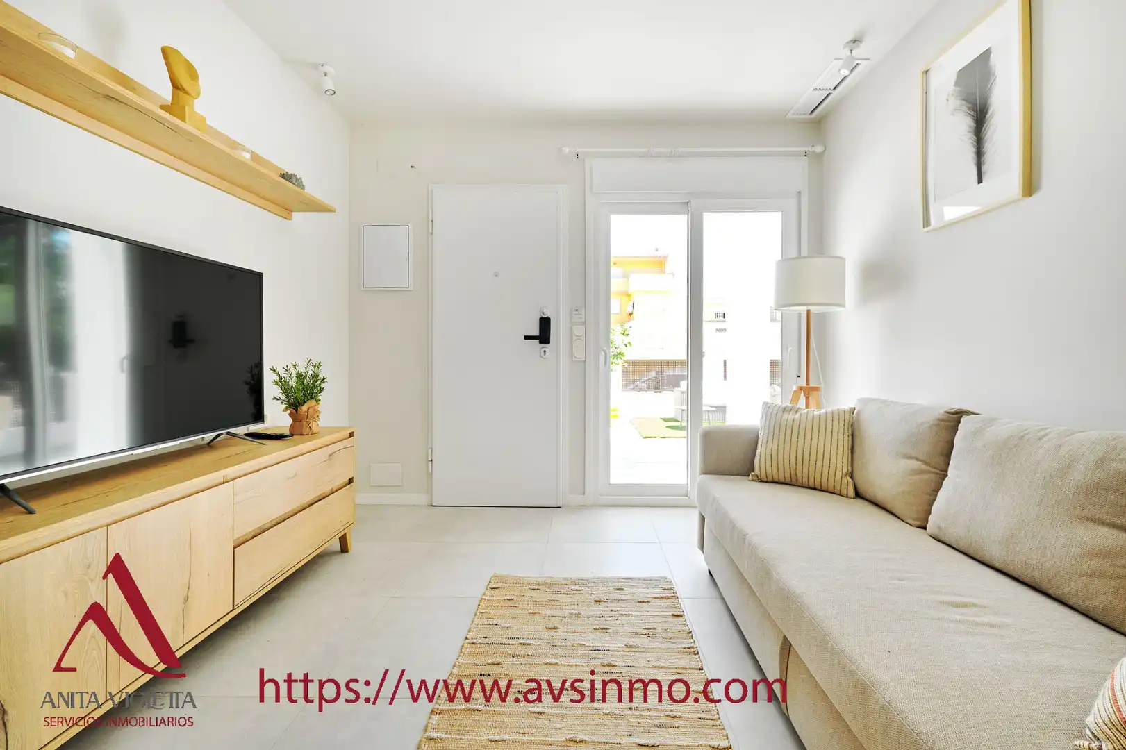 Living room of Houses for rent in San Pedro del Pinatar  with Air Conditioner, Private garden and Furnished