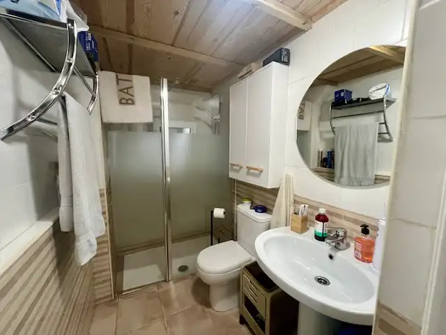 Baño de Casa o chalet en venta en Narón con Calefacción, Jardín privado y Amueblado
