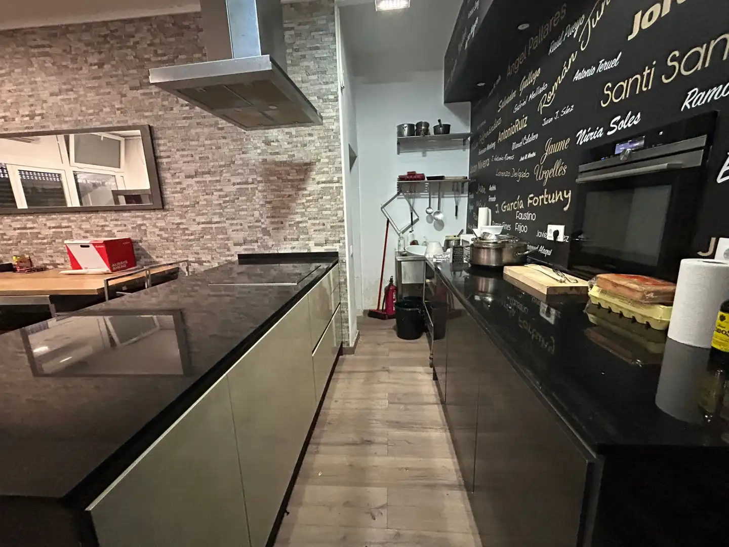 Kitchen of Houses for sale in Sant Adrià de Besòs  with Air Conditioner, Heating and Terrace