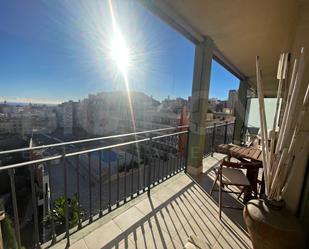 Balcony of Attic to rent in  Barcelona Capital  with Air Conditioner, Heating and Parquet flooring