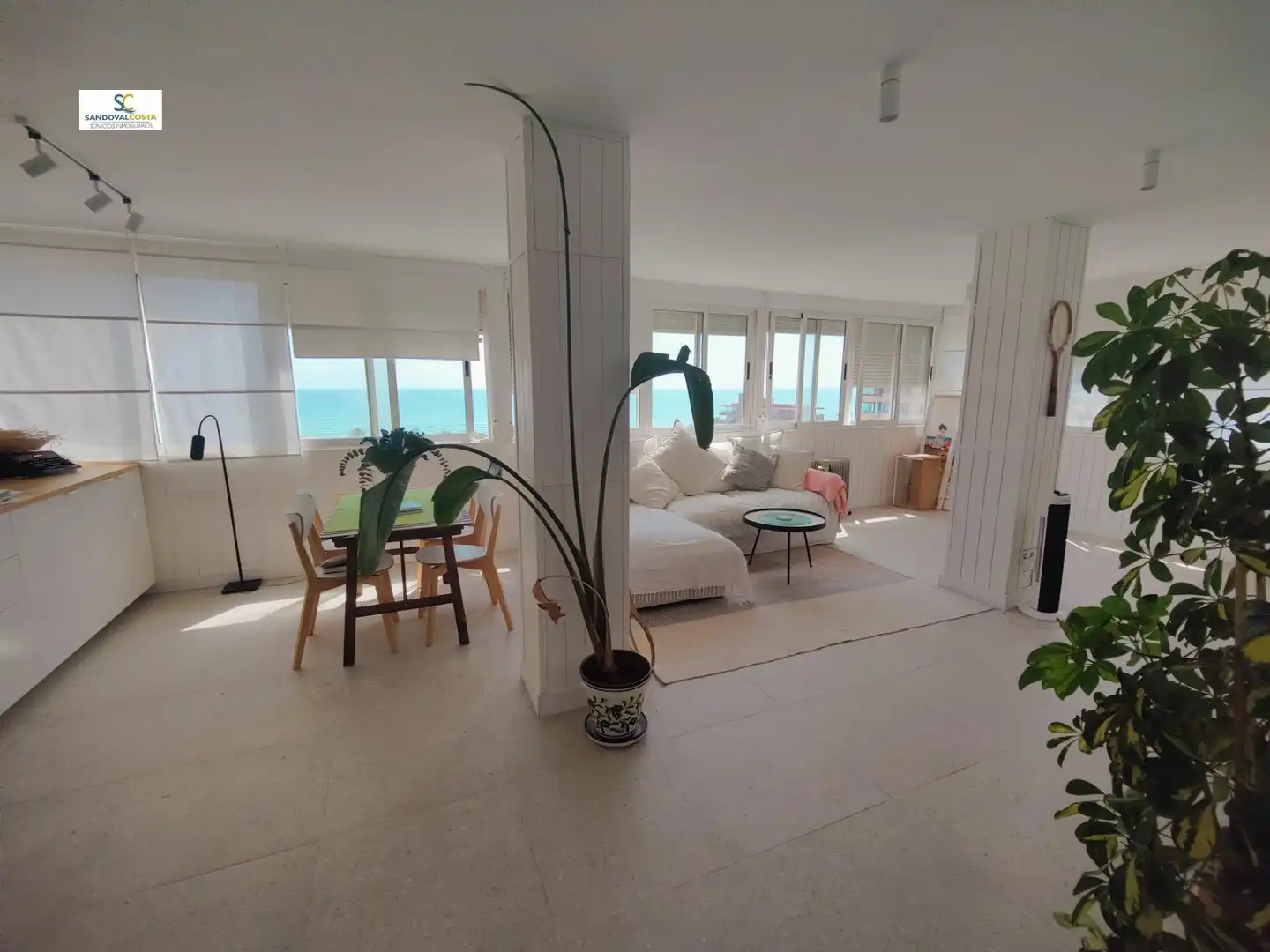 Wohnzimmer von Wohnung zur Miete in Alicante / Alacant mit Klimaanlage und Möbliert