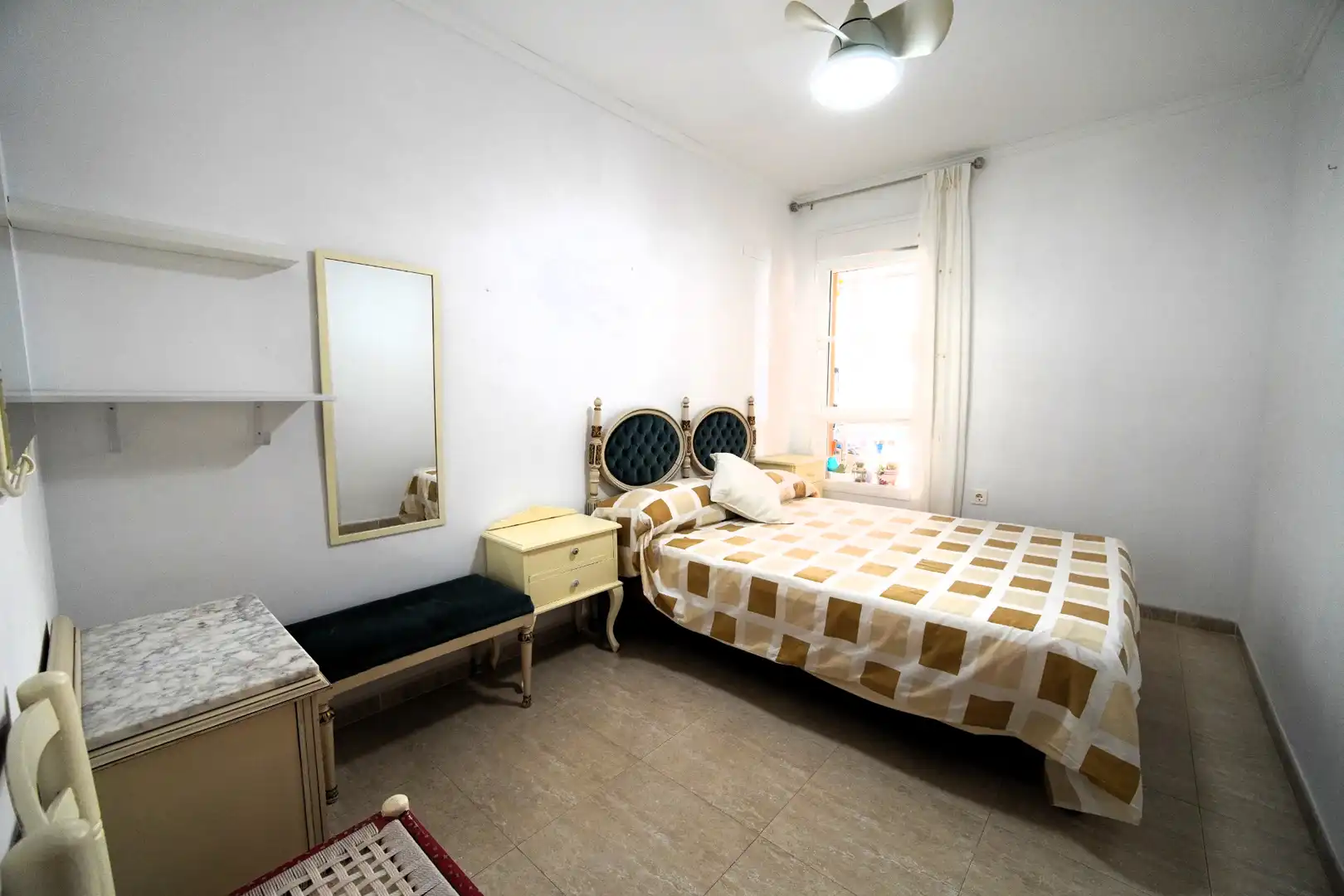 Schlafzimmer von Wohnung zum Verkauf in Roquetas de Mar mit Klimaanlage, Terrasse und Möbliert