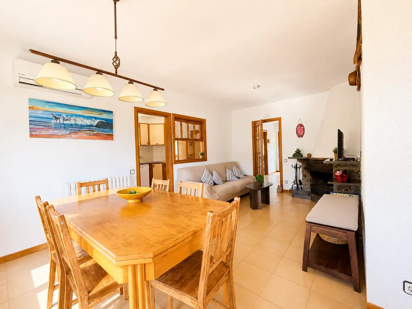 Sala de estar de Piso en venta en Tavèrnoles con Calefacción