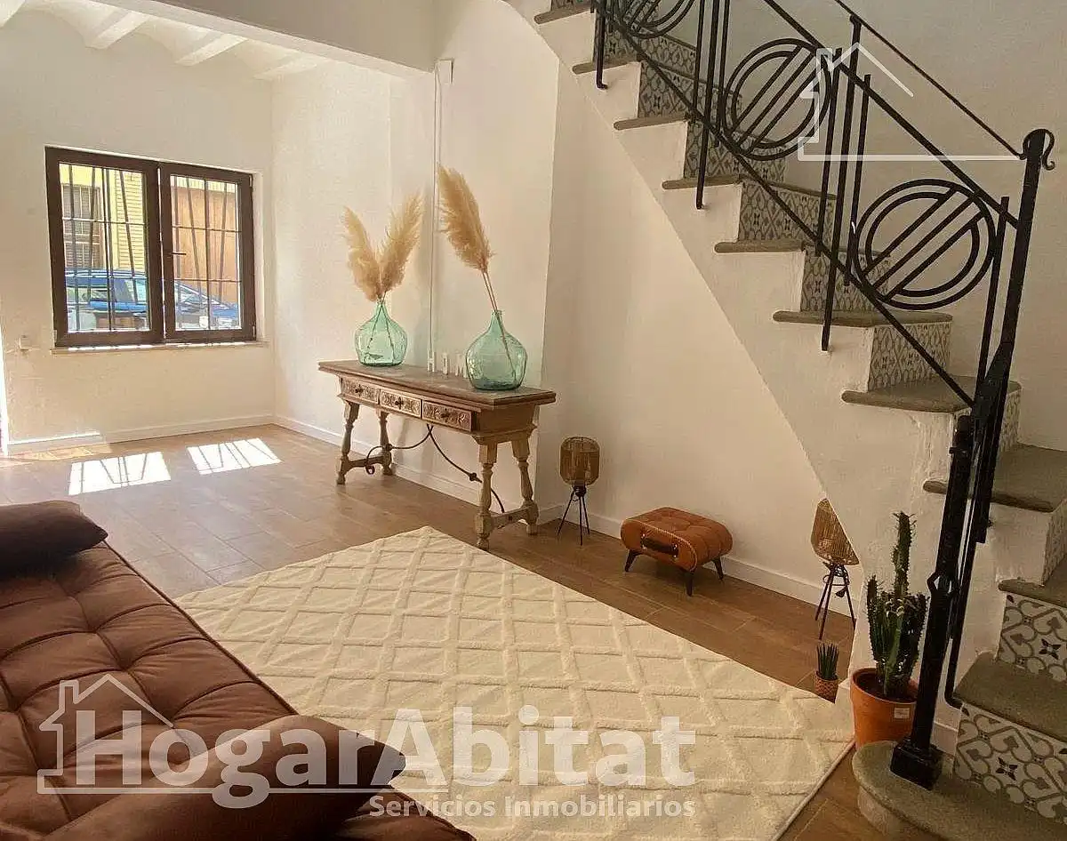 Sala de estar de Casa o chalet en venta en Sueca con Aire acondicionado, Terraza y Amueblado