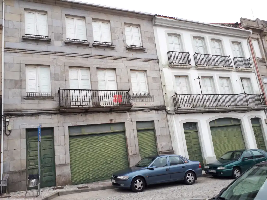 Vista exterior de Casa adosada en venta en Negreira con Terraza