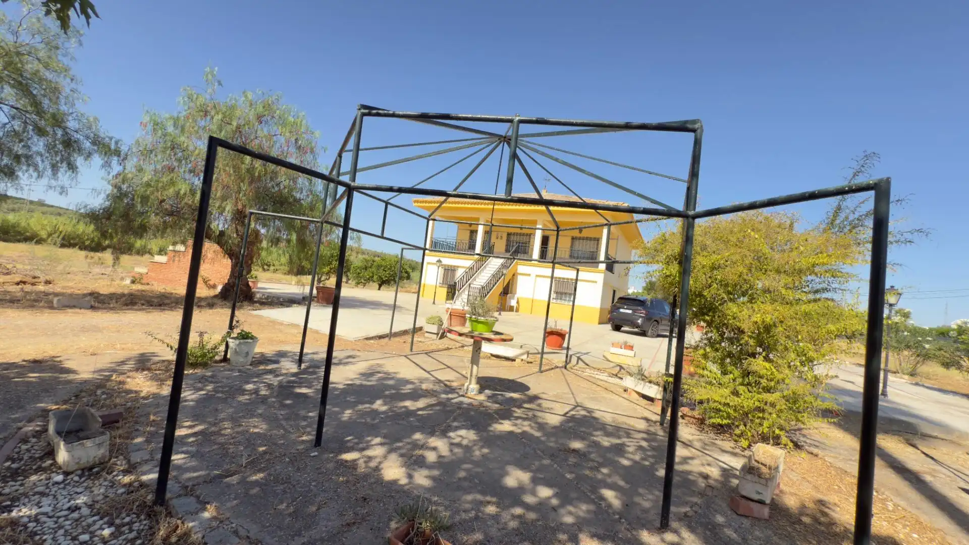 Jardí de Finca rústica en venda en Gibraleón amb Aire condicionat, Jardí privat i Terrassa