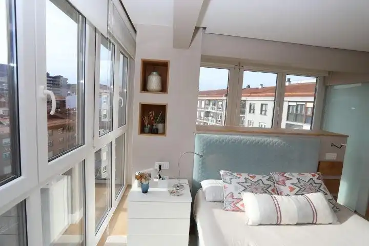 Bedroom of Flat for sale in Bilbao   with Heating
