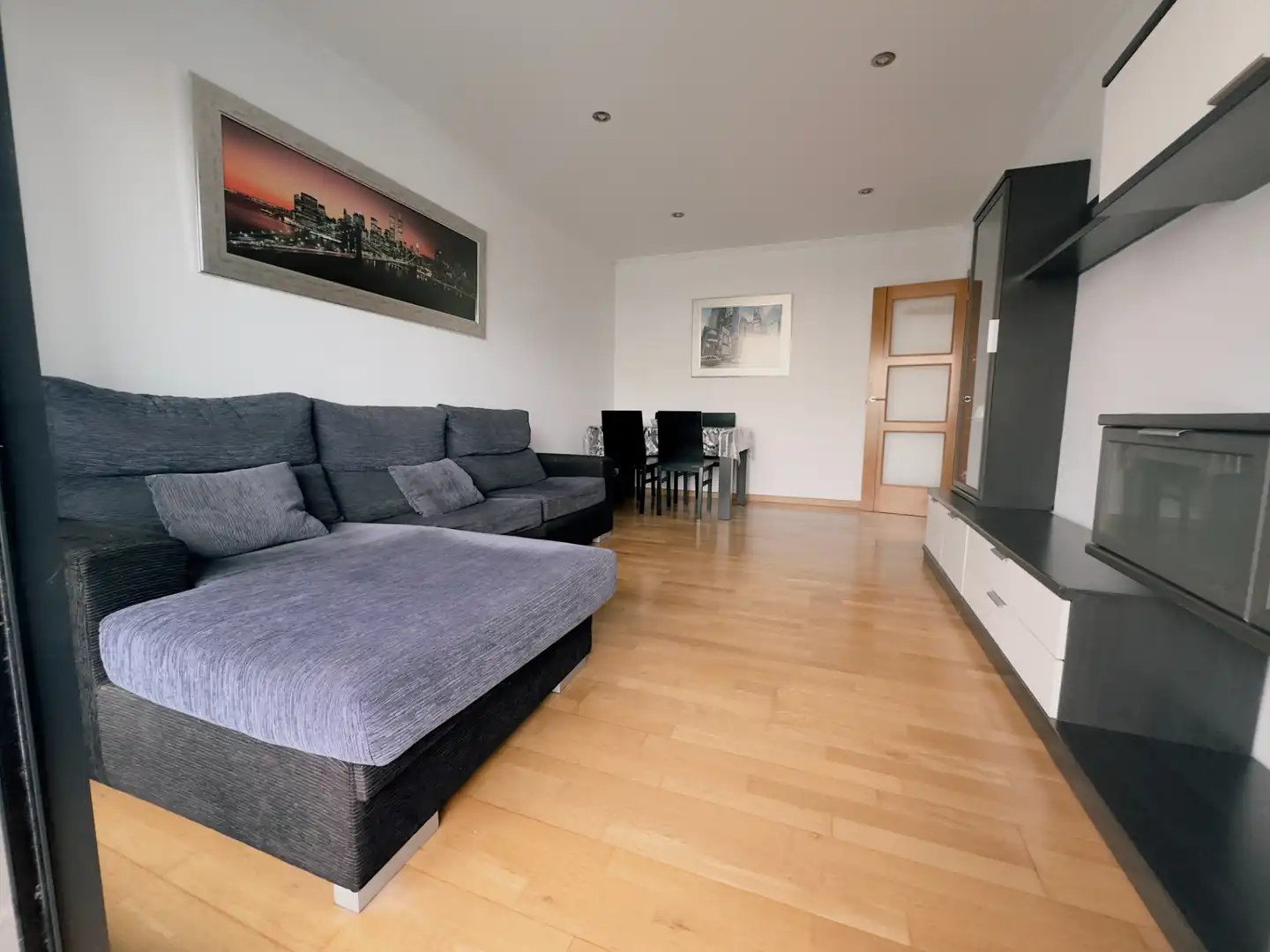 Sala de estar de Apartamento en venta en Santa Pola con Aire acondicionado, Calefacción y Parquet
