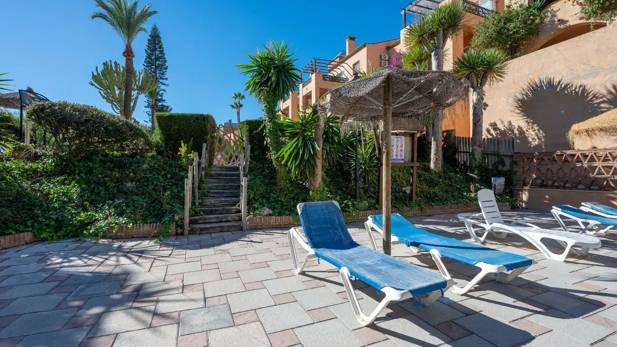 Terraza de Apartamento en venta en Mijas con Aire acondicionado, Terraza y Amueblado