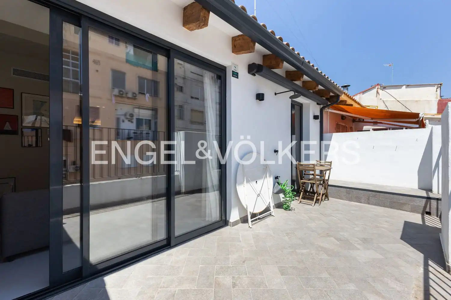 Terraza de Piso de alquiler en Valencia con Aire acondicionado, Calefacción y Terraza