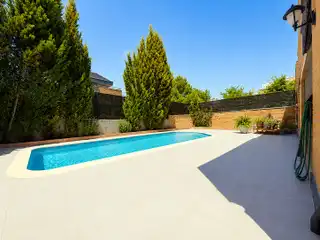 Piscina de Casa o chalet en venta en Rivas-Vaciamadrid con Aire acondicionado, Calefacción y Jardín privado
