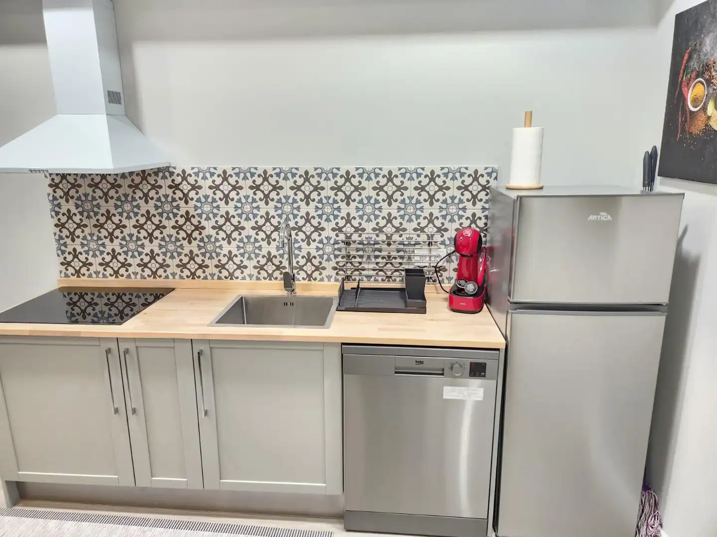 Cocina de Planta baja en venta en Valencia con Aire acondicionado, Terraza y Amueblado