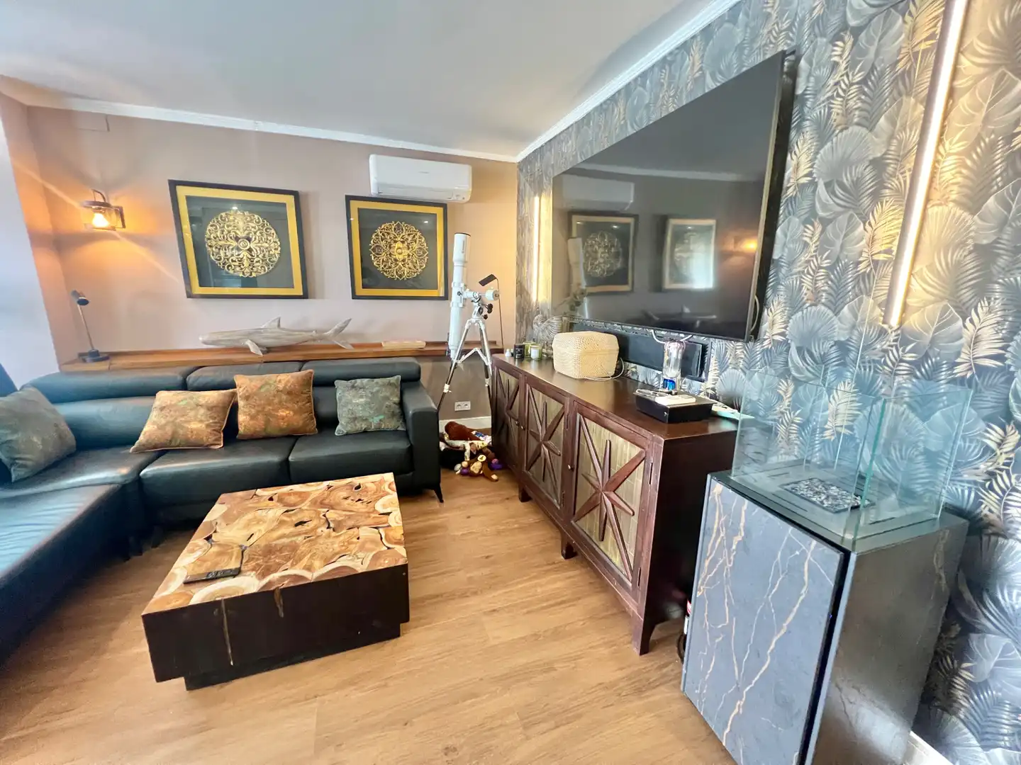 Sala de estar de Apartamento en venta en Alcalà de Xivert con Aire acondicionado, Terraza y Amueblado