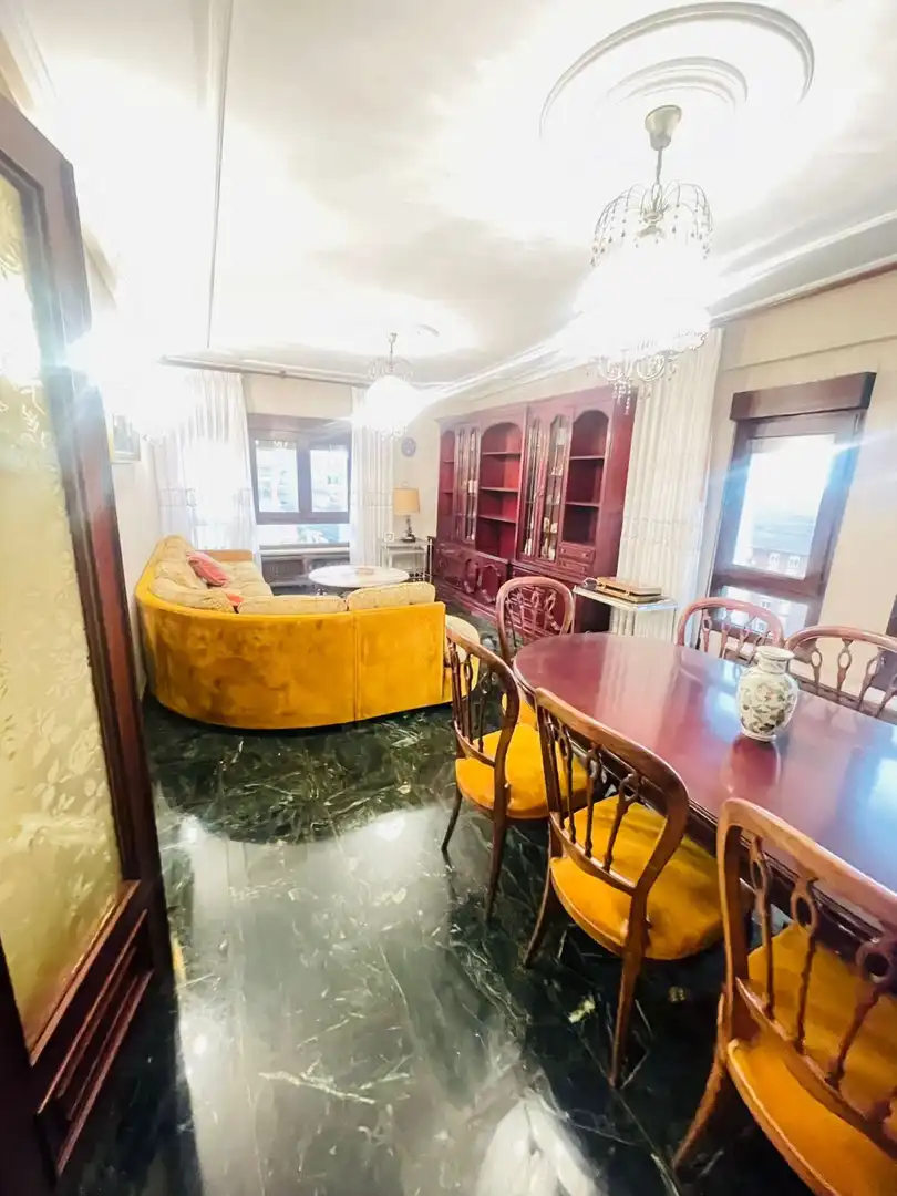 Dining room of Flat for sale in Gijón   with Heating and Terrace