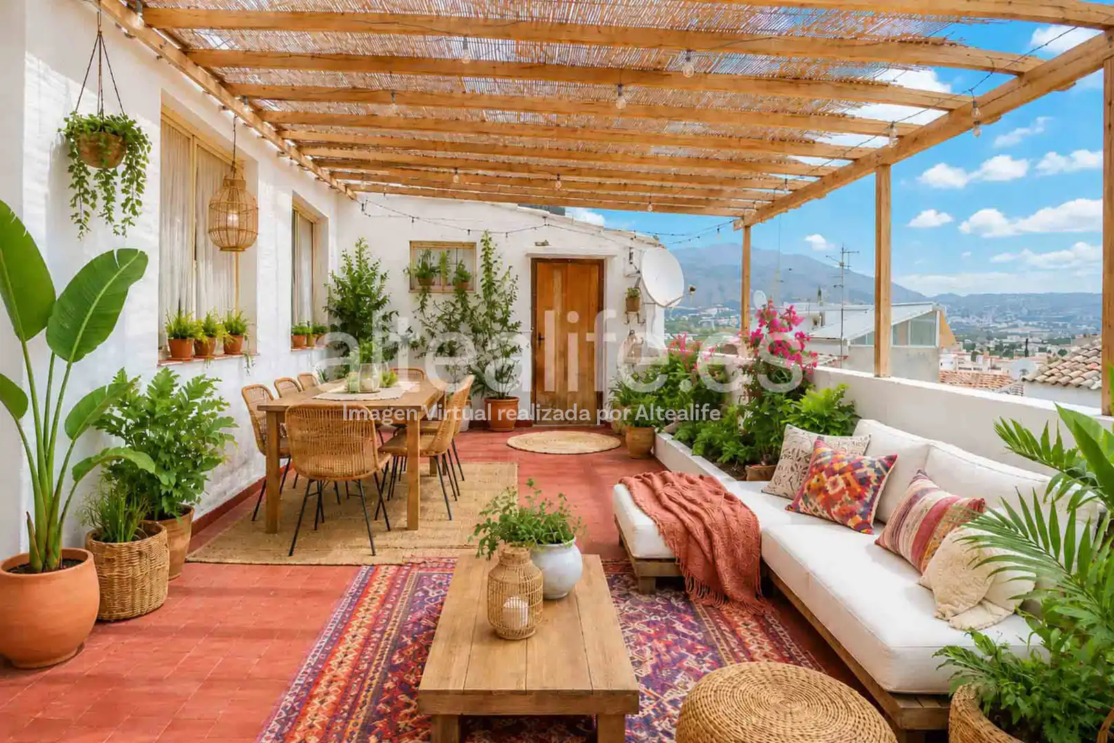 Terraza de Finca rústica en venta en Altea con Terraza, Trastero y Balcón
