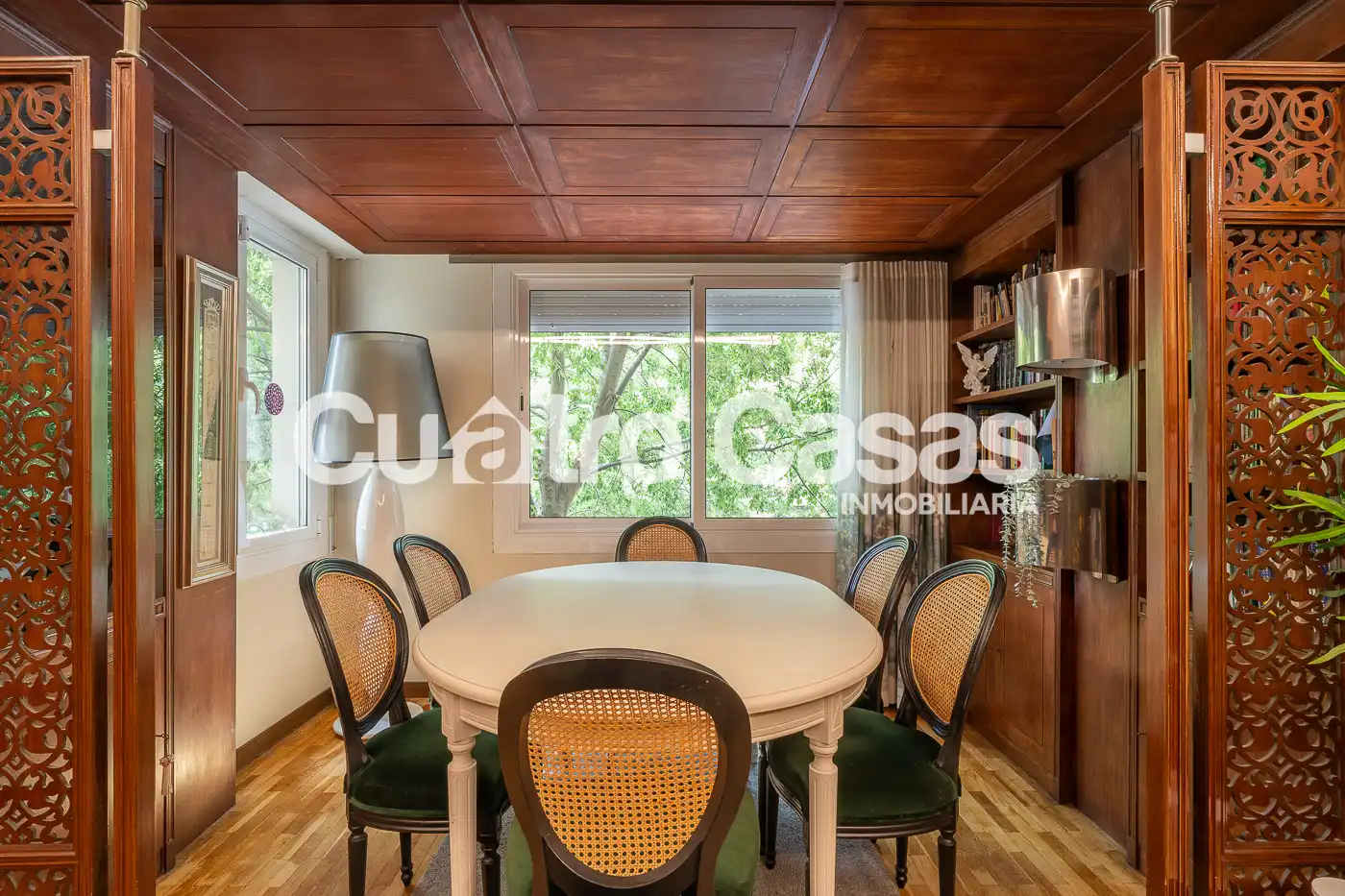 Dining room of Flat for sale in Barcelona  with Air Conditioner, Heating and Parquet flooring