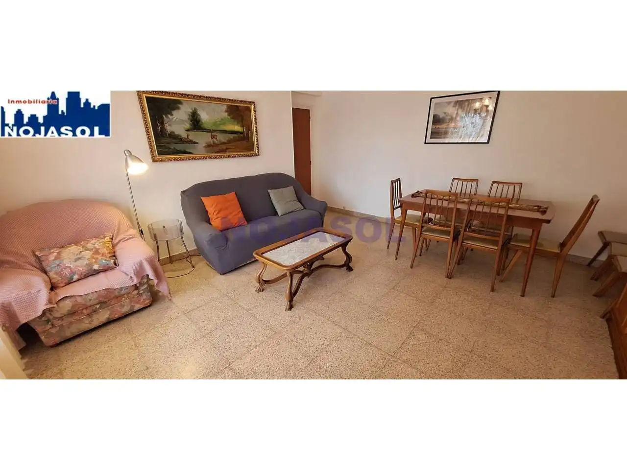 Living room of Flat for rent in Noja  with Terrace and Furnished