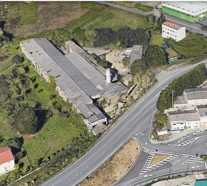 Vista exterior de Nave industrial en venta en Culleredo