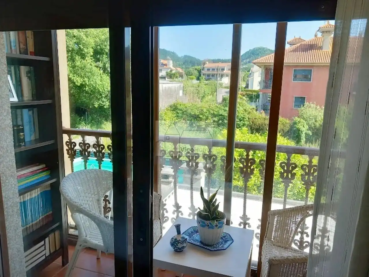 Balcony of Houses for sale in Cangas   with Heating, Private garden and Terrace