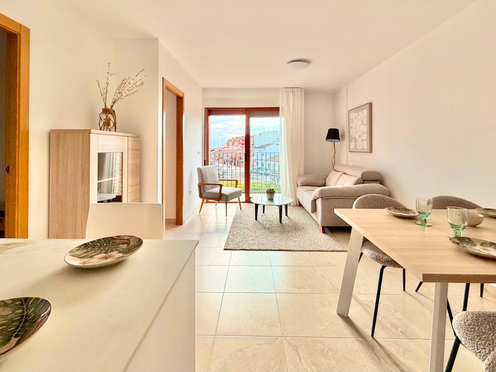 Living room of Flat for sale in  Murcia Capital  with Air Conditioner, Private garden and Terrace