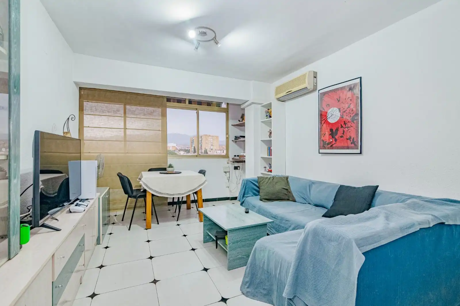 Living room of Flat for rent in Granada  with Furnished