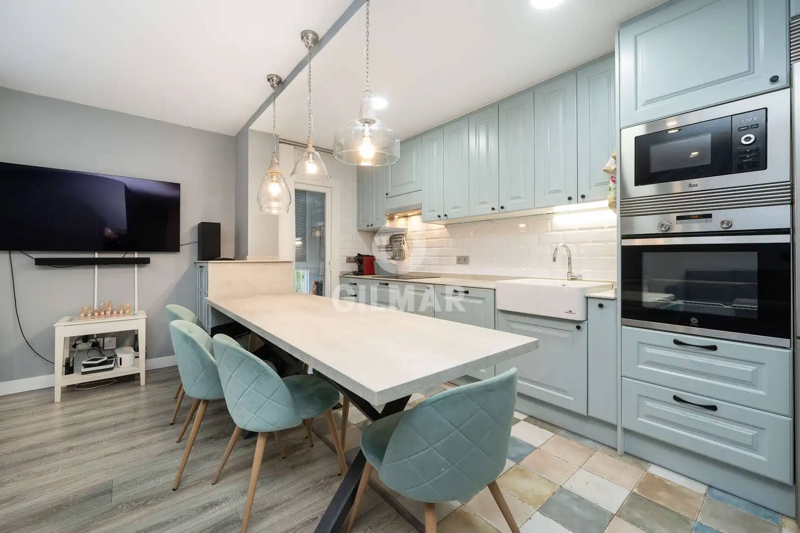 Küche von Wohnung zum Verkauf in Madrid mit Heizung und Privatgarten
