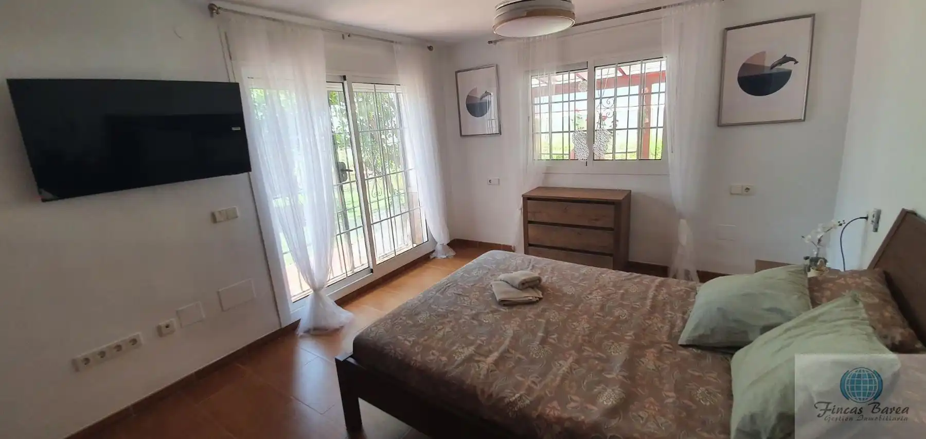 Dormitori de Casa o xalet de lloguer en Mijas amb Terrassa i Piscina